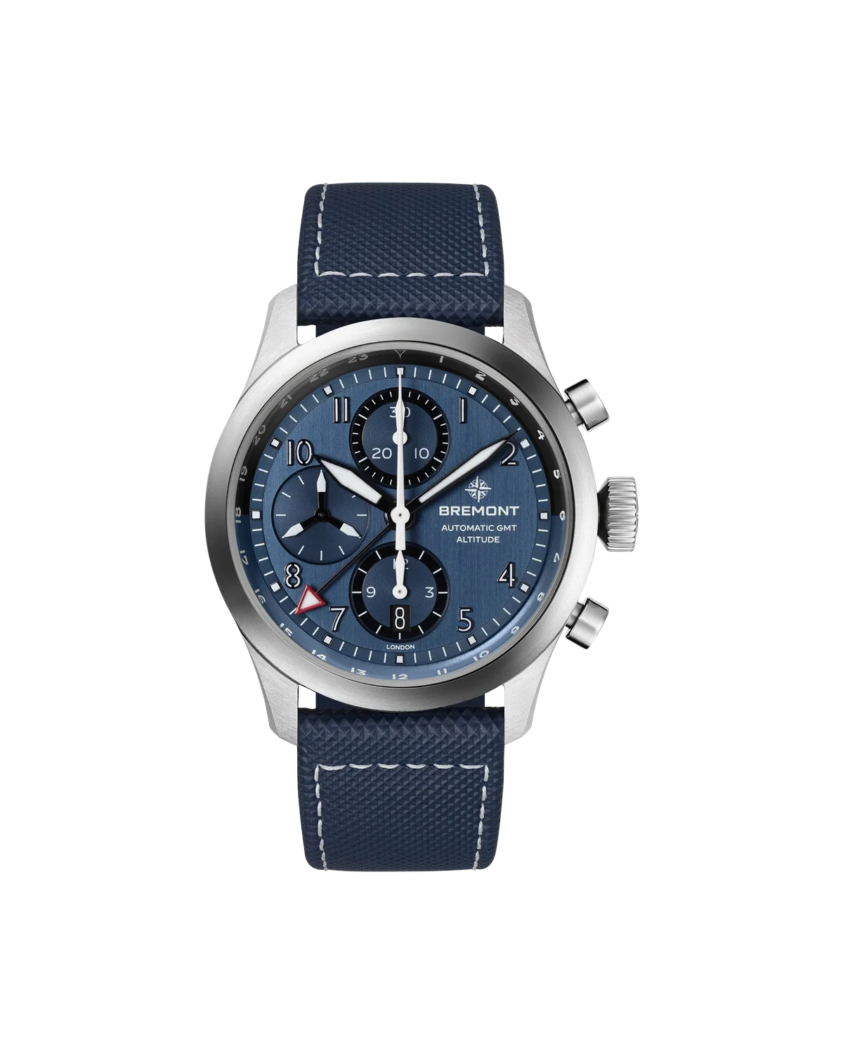 Altitude 42mm Chronograph GMT — on a clear background