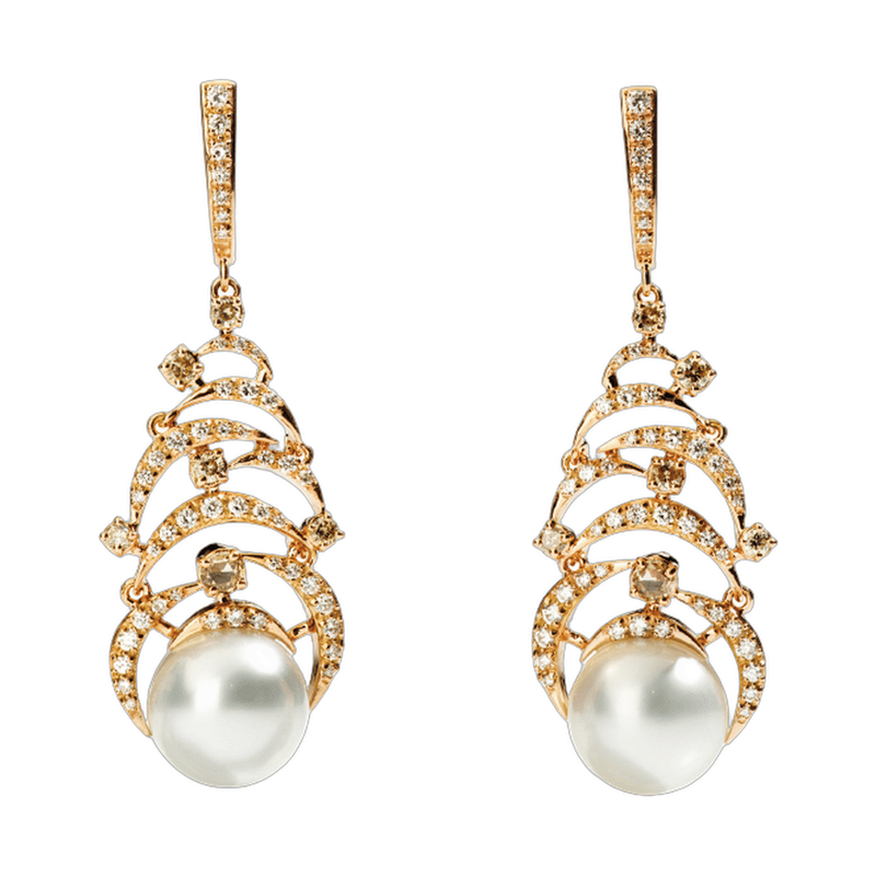 Claire de Lune Pearl Earrings