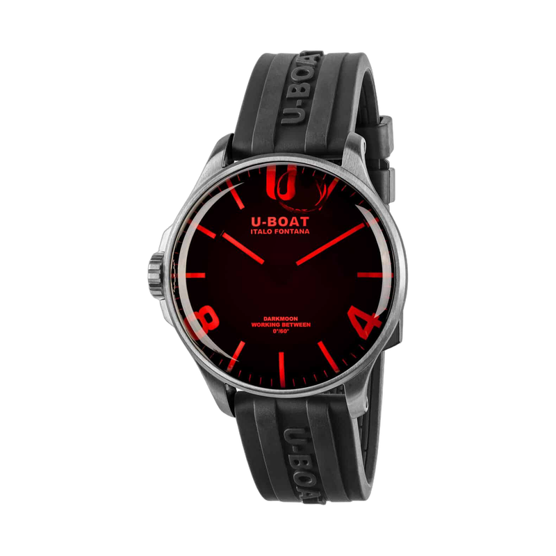Darkmoon 44mm Red Glass SS/Rubber