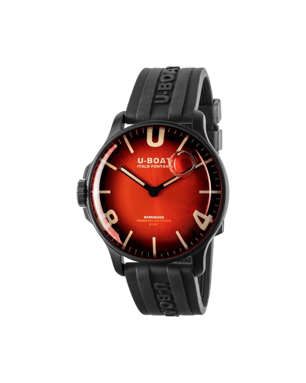 Darkmoon 44MM Red PVD Soleil — on a clear background