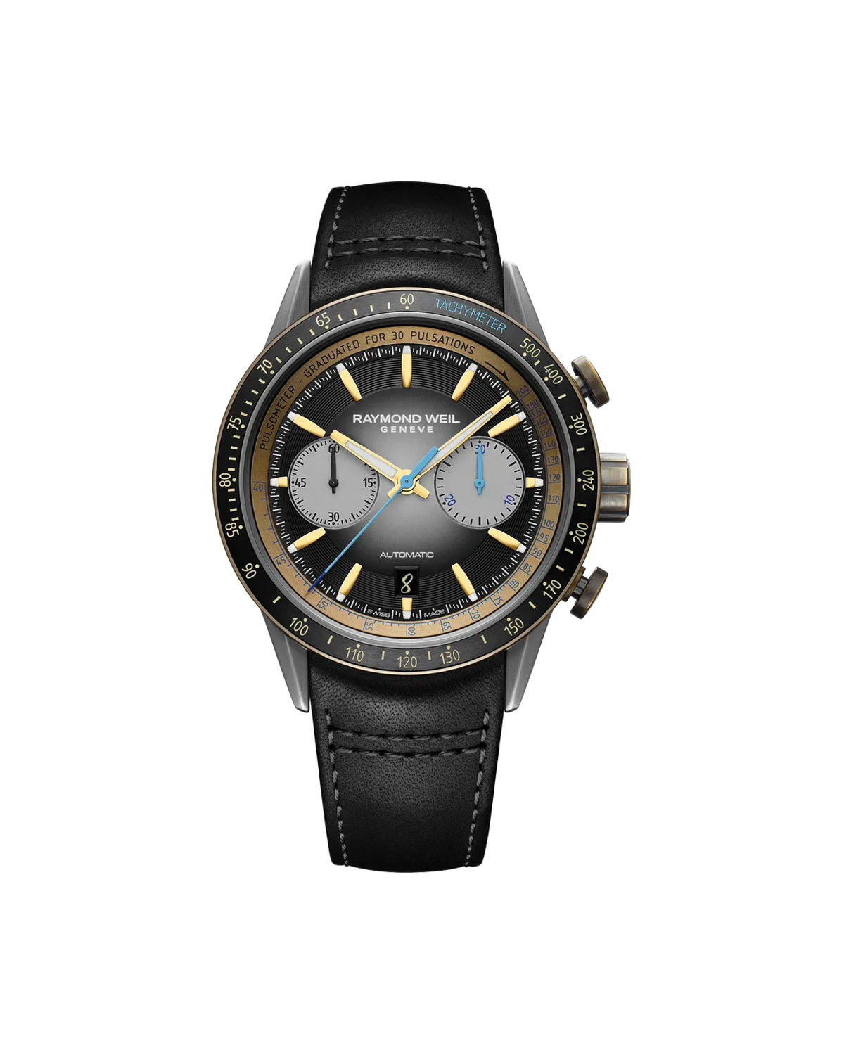 Freelancer Bi-Compax Chronograph Bronze and Titanium Black Dial