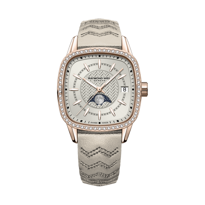 Freelancer Ladies Automatic Moon Phase Leather