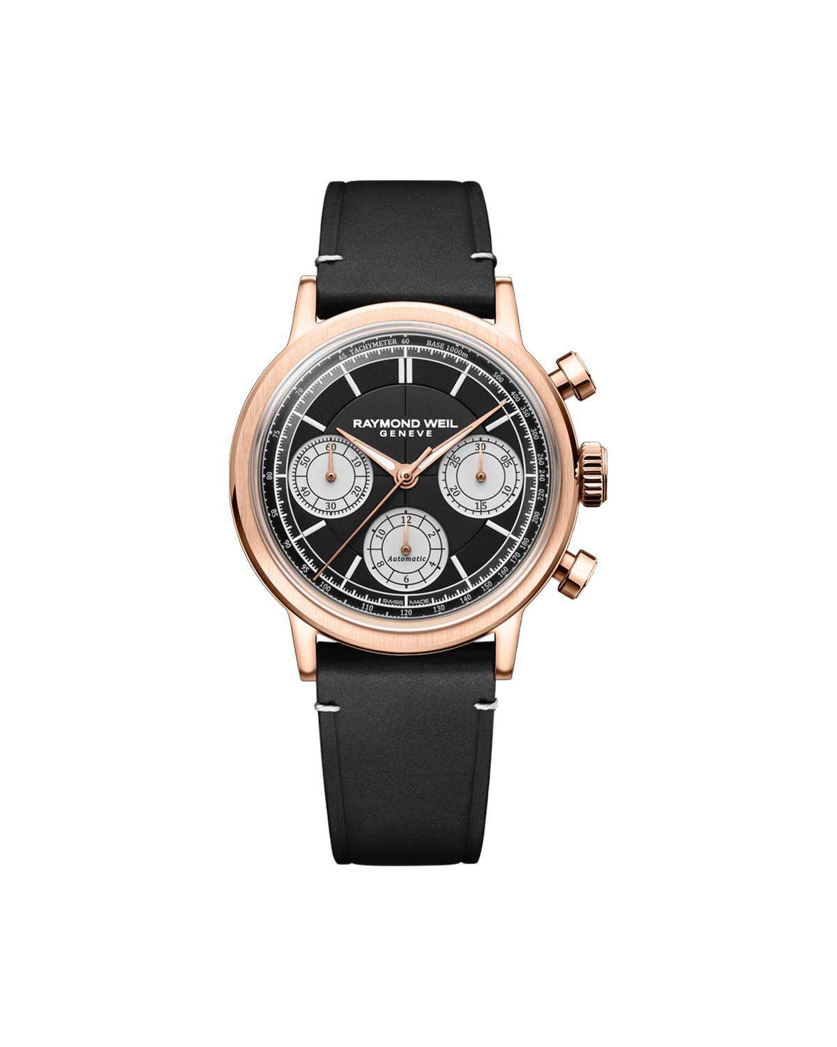 Millesime Automatic Tri-Compax Chronograph Black