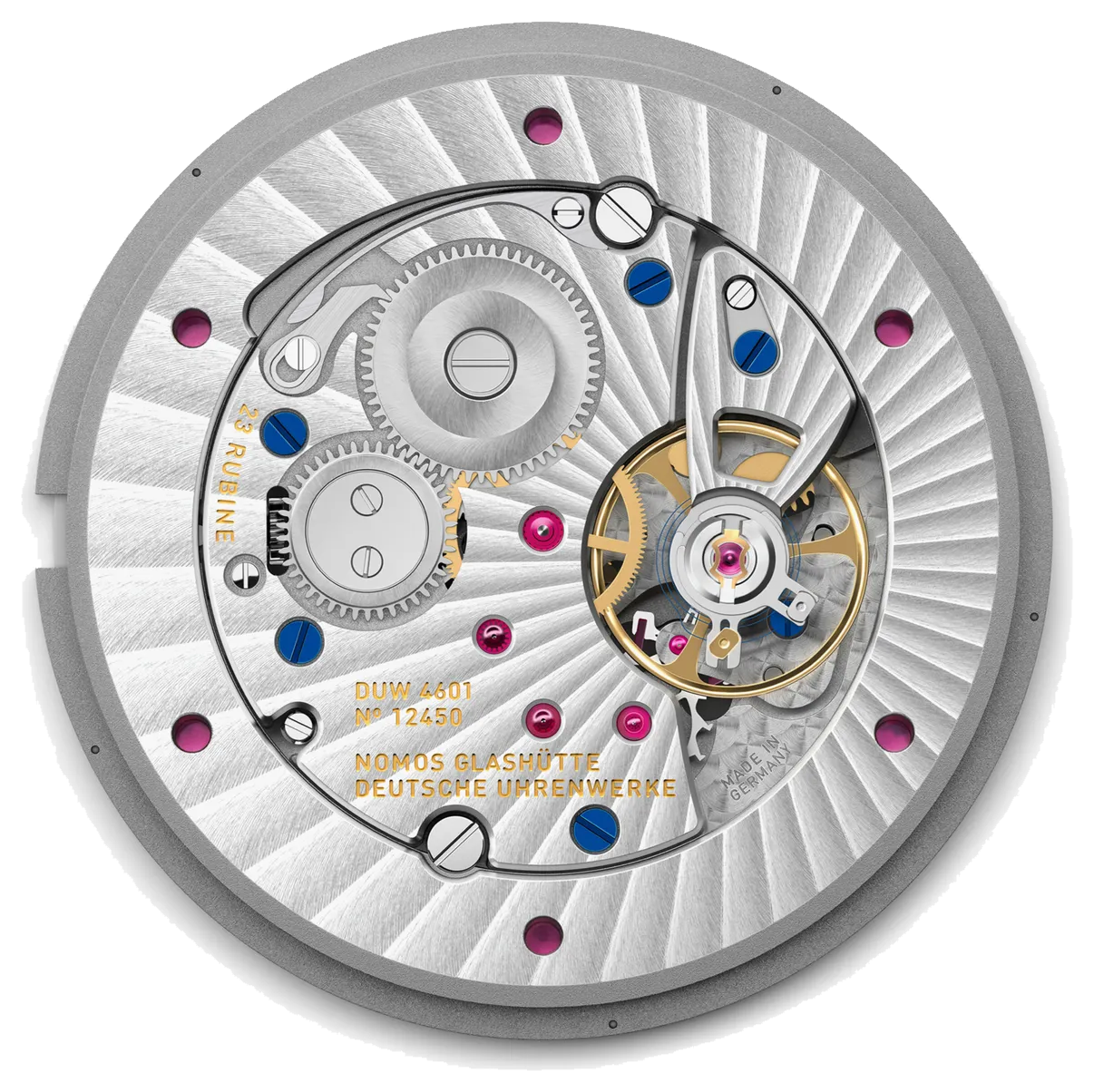 Minimatik 39 Date Gold — movement