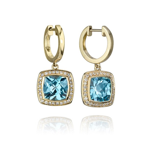 Swiss Topaz Earrings
