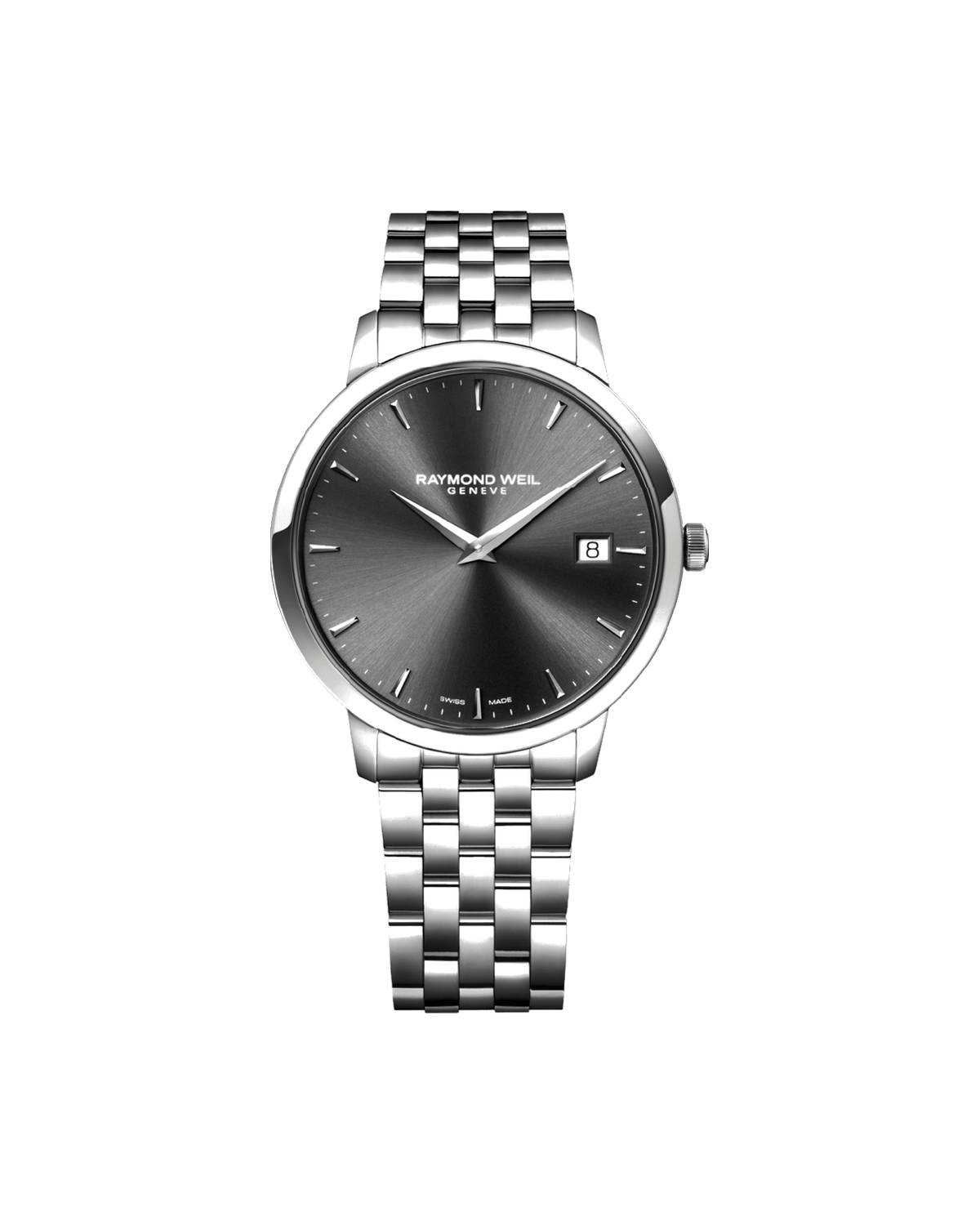 Toccata Men’s Quartz Classic Grey Dial With Indexes Date Watch