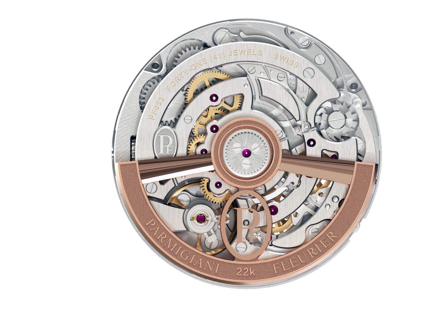 Tonda PF Chronographe Mysterieux Steel Platinum Mineral Blue — movement
