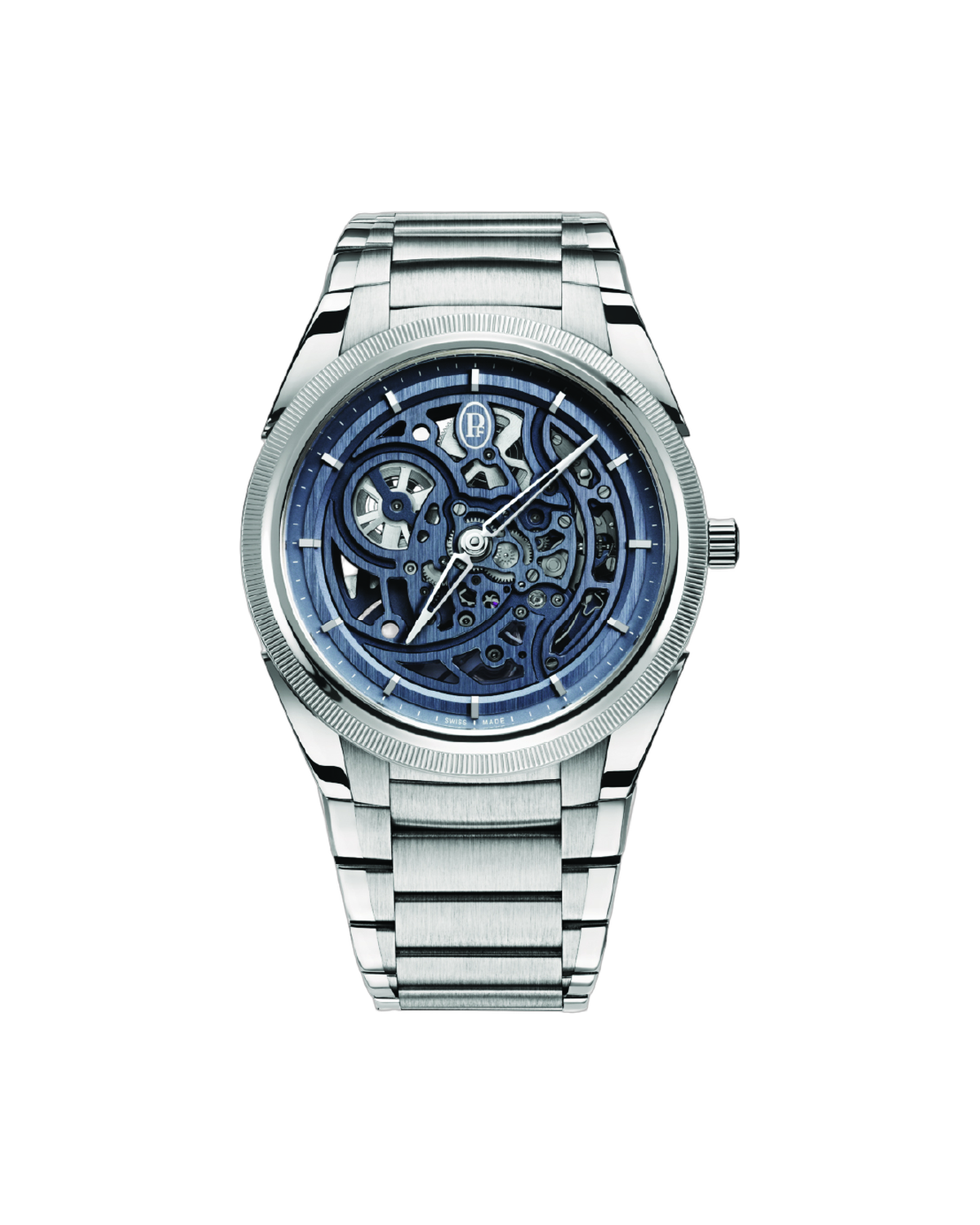Tonda PF Skeleton Platinum Blue