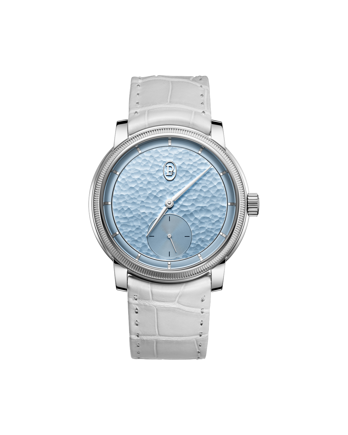 Toric Petite Seconde Platinum Anniversaire Morning Blue — on a clear background