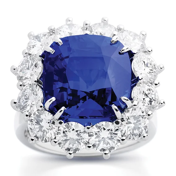 Palladio Jewellers sapphire ring