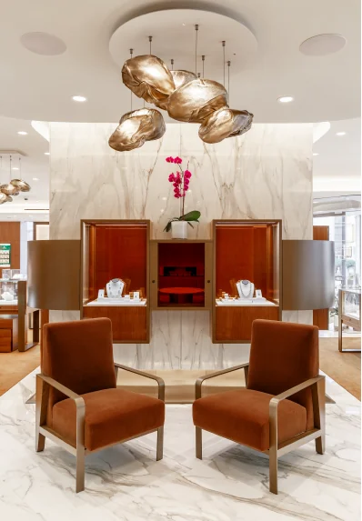 Palladio Jewellers showroom interior detail