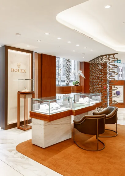Palladio Jewellers showroom interior detail