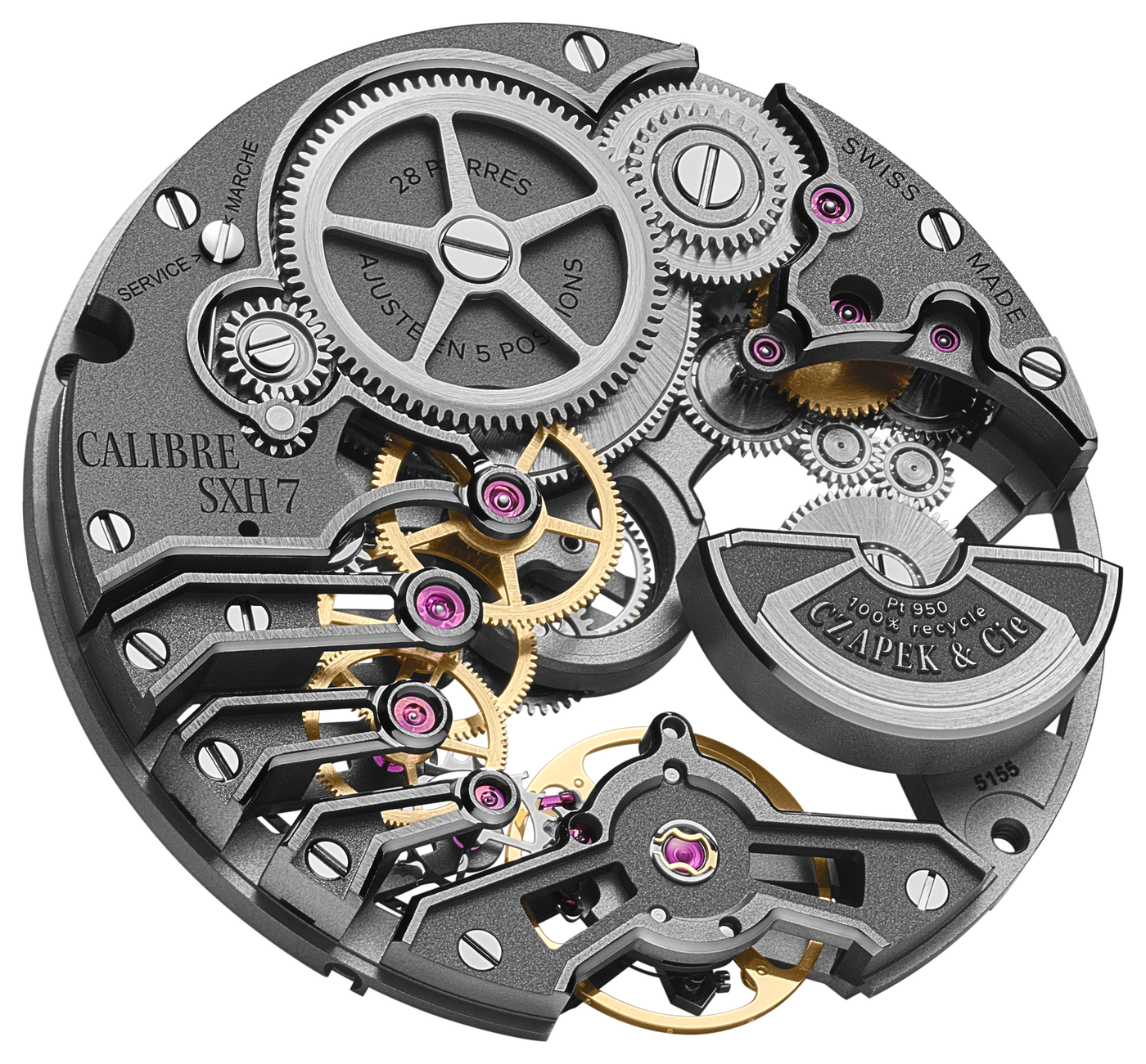 Antarctique Titanium Révélation Cosmic Blue — movement