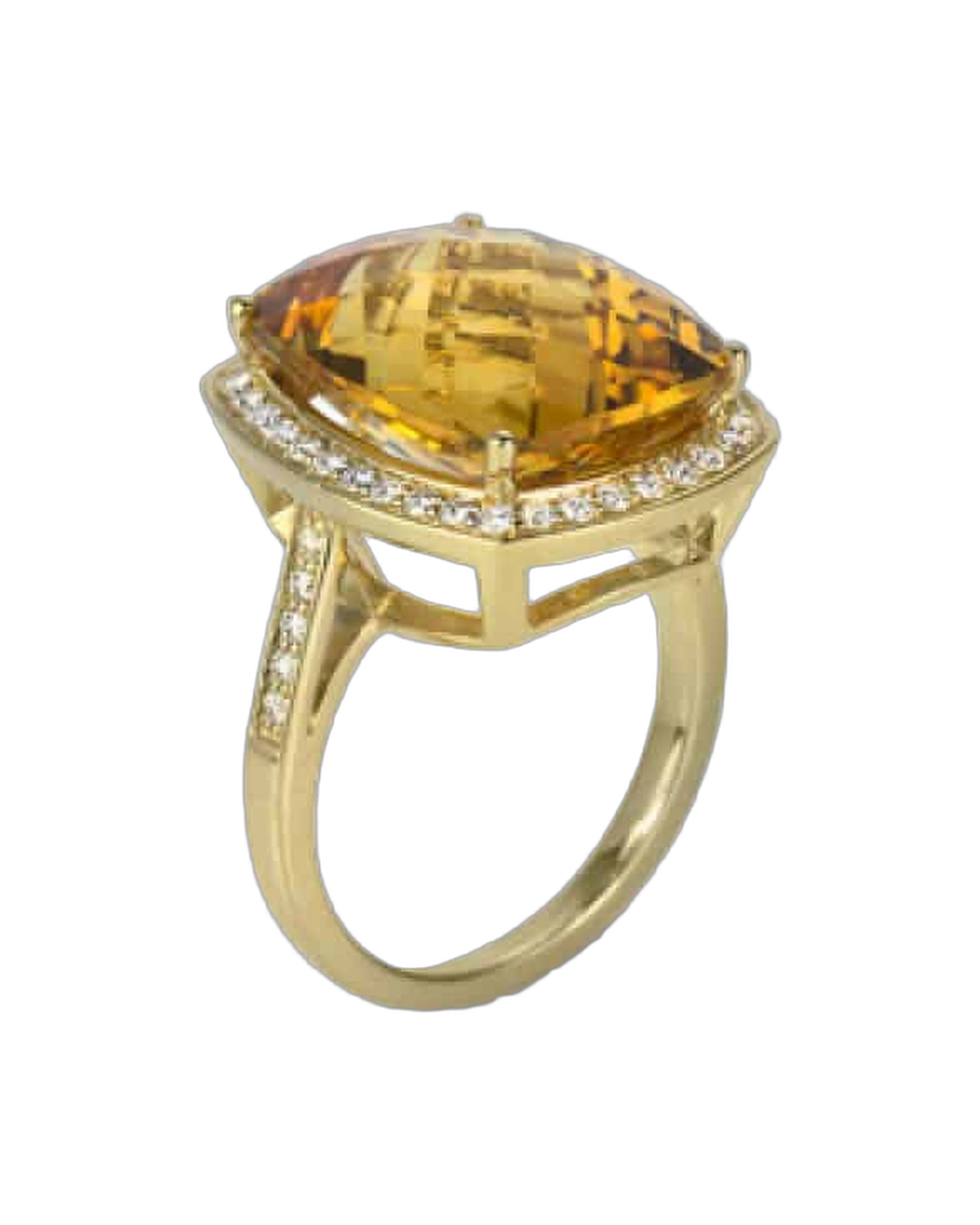 Citrine Cocktail Ring