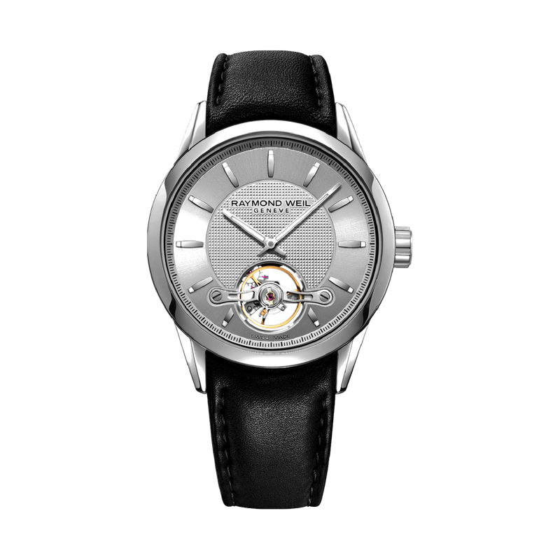 Freelancer Calibre RW1212 Men’s Automatic Black Leather Steel Watch