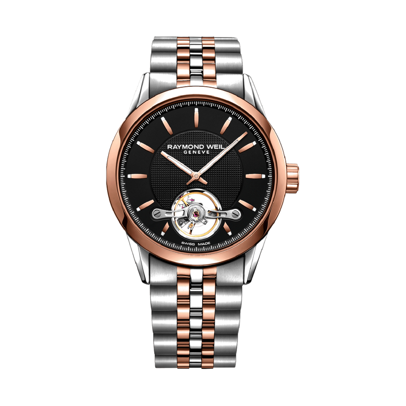Freelancer RW1212 Men’s Rose Gold Open Aperture Watch