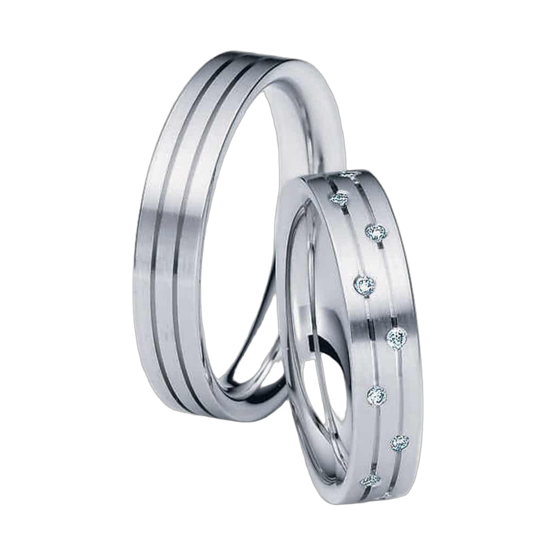 His & Her Platinum Bands