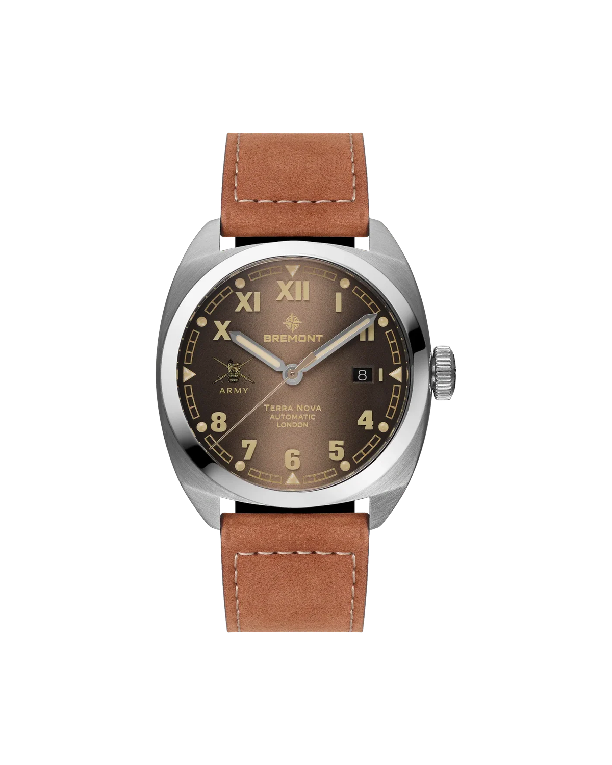HMAF Terra Nova 40.5mm Date — on a clear background