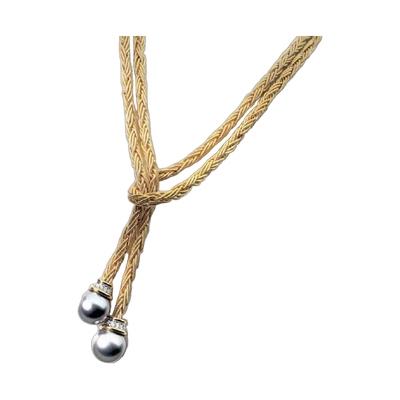 Lariat Rope Chain Necklace