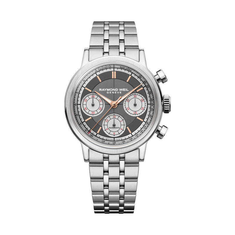 Millesime Automatic Tri-Compax Chronograph Anthracite Bracelet