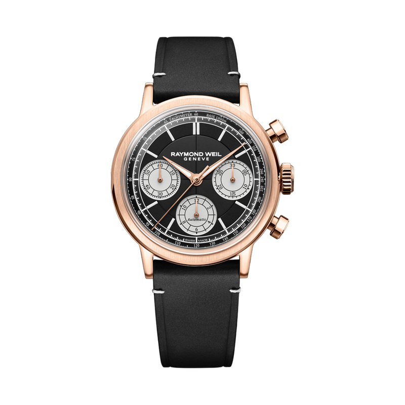 Millesime Automatic Tri-Compax Chronograph Black