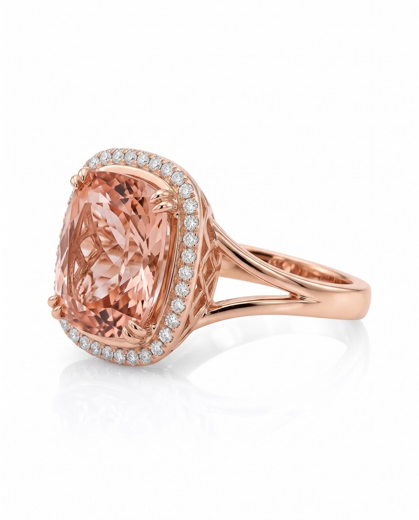 Morganite Cocktail Ring