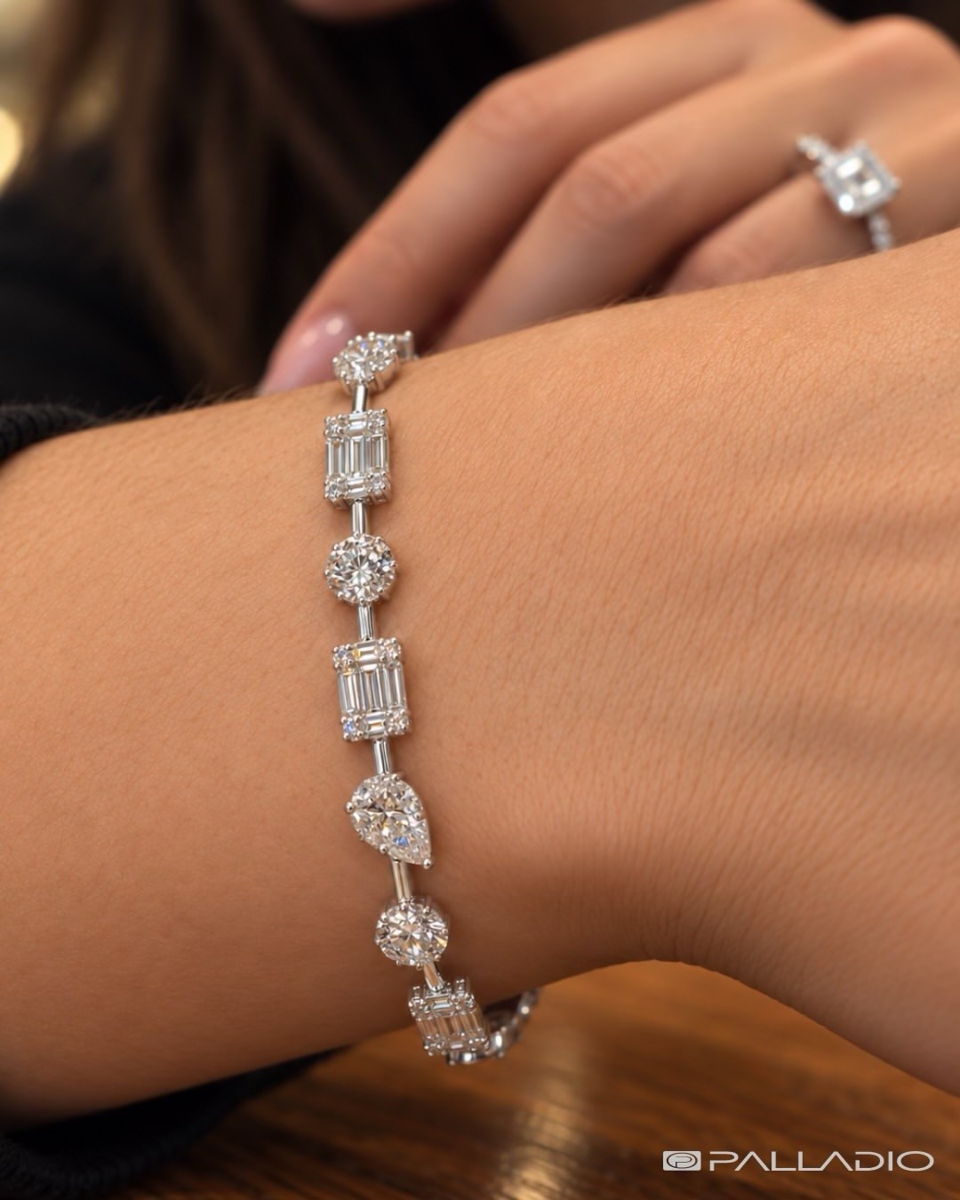 Multi-cut Diamond Bracelet