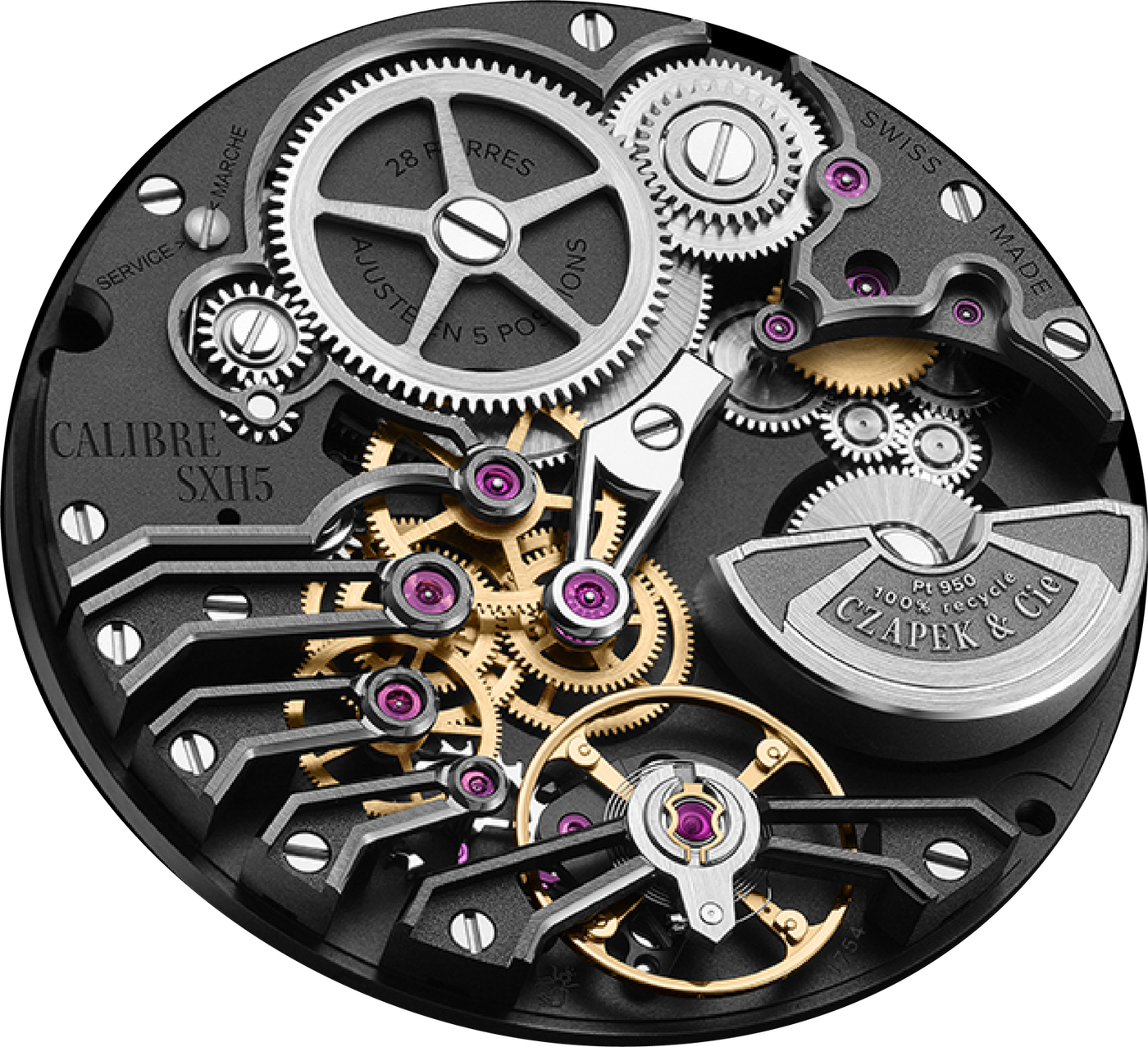 Promenade Plissé Rose — movement