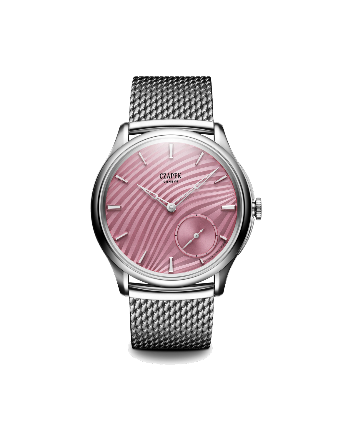 Promenade Plissé Rose — on a clear background