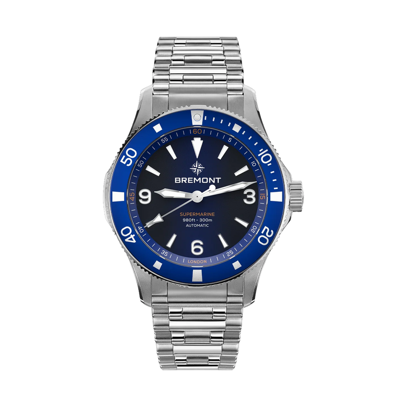 Supermarine 300m, Blue Dial, Bracelet