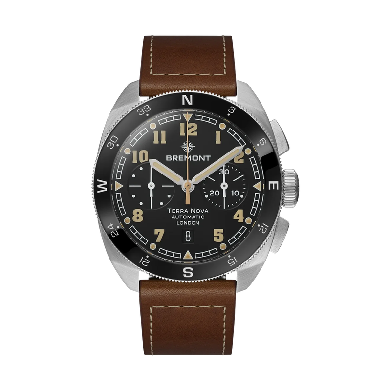 Terra Nova 42.5 Chronograph, Leather Strap