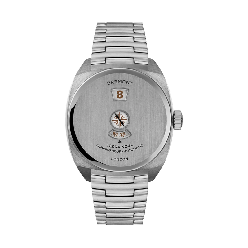 Terra Nova Jumping Hour, Stainless Steel