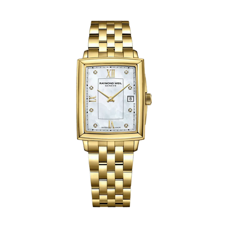 Toccata Square Mother-of-Pearl Dial Yellow Gold PVD