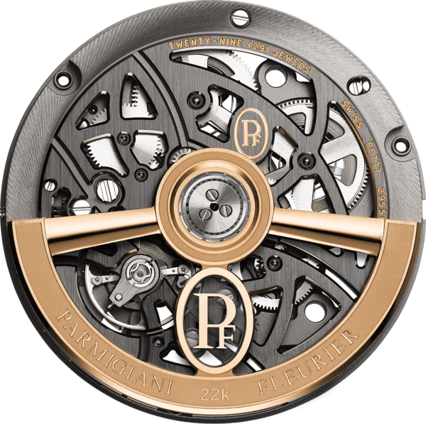 Tonda PF Skeleton Rose Gold — movement