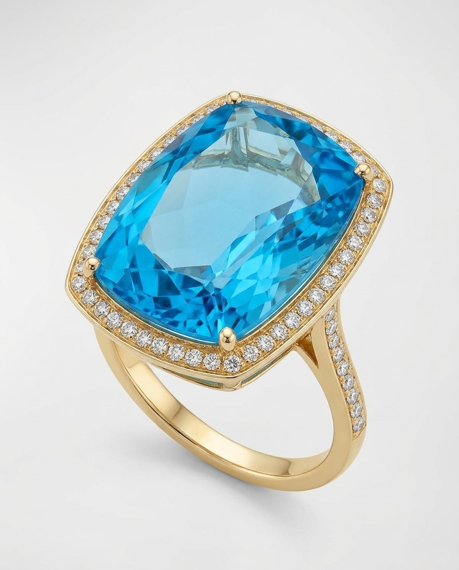 Topaz Cocktail Ring