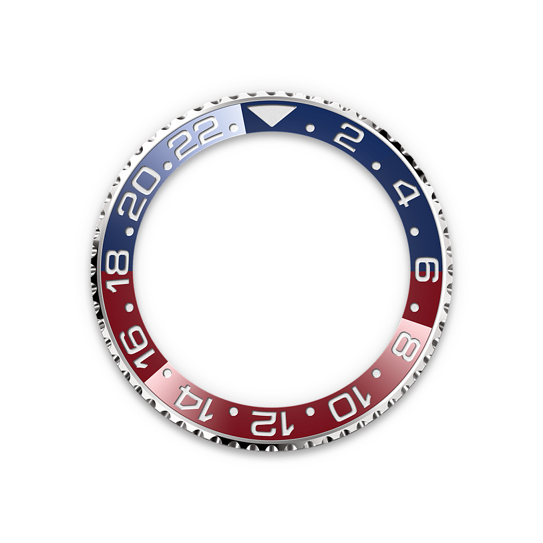 Rolex GMT-Master II in 18 ct white gold-feature2, M126719BLRO-0002 - Palladio Jewellers