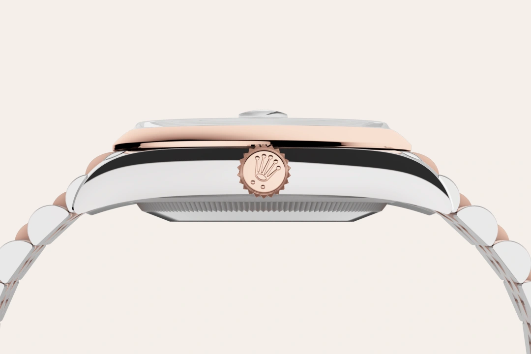 Rolex Datejust in Everose Rolesor - combination of Oystersteel and Everose gold-feature2, M126201-0013 - Palladio Jewellers