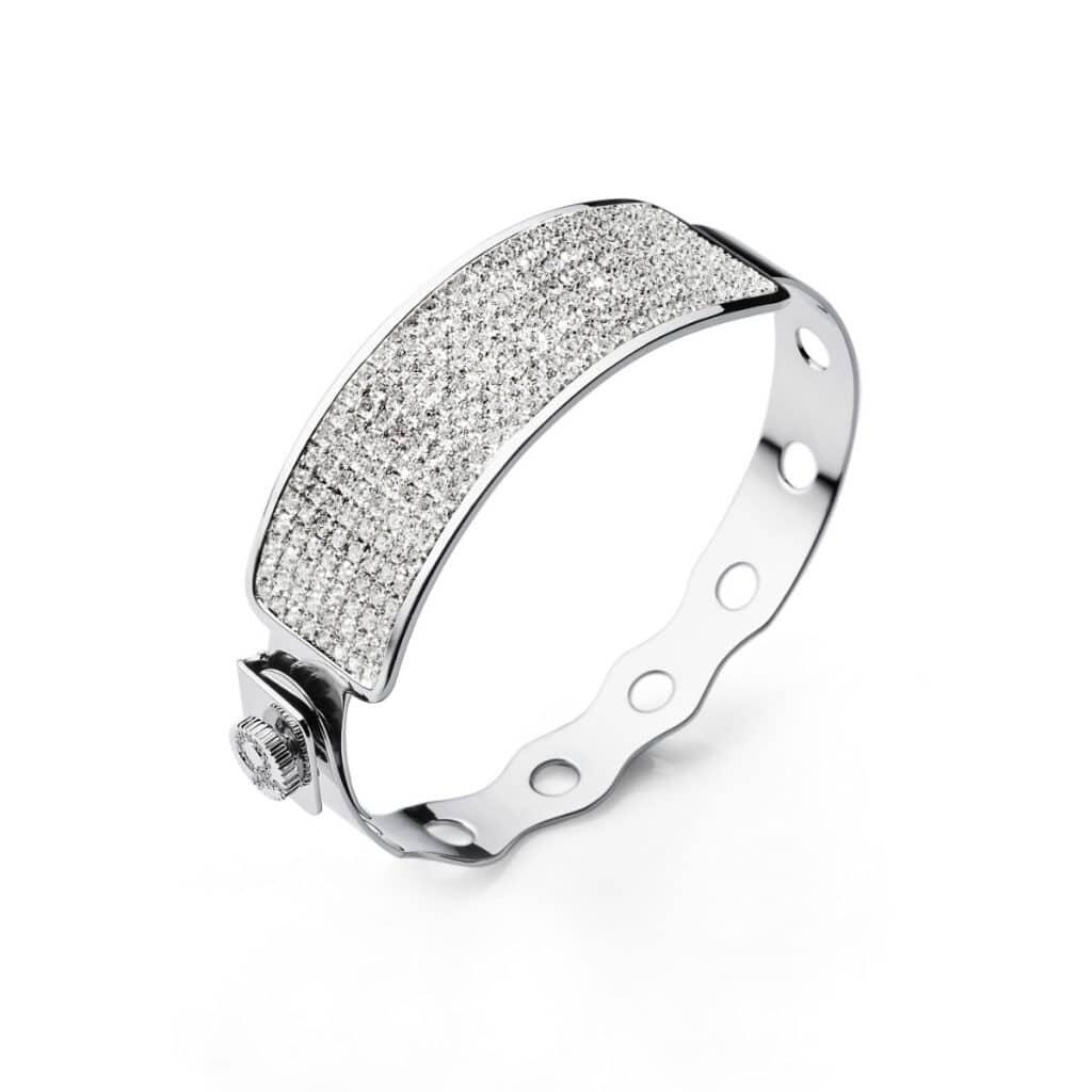 White Diamonds Bracelet Cuff