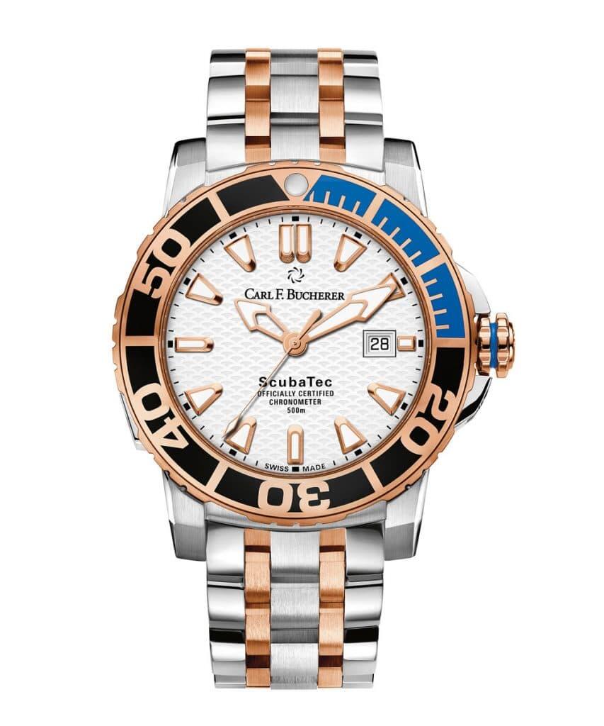 Carl F. Bucherer Patravi ScubaTec Stainless Steel/18k rose gold/ceramic Watch