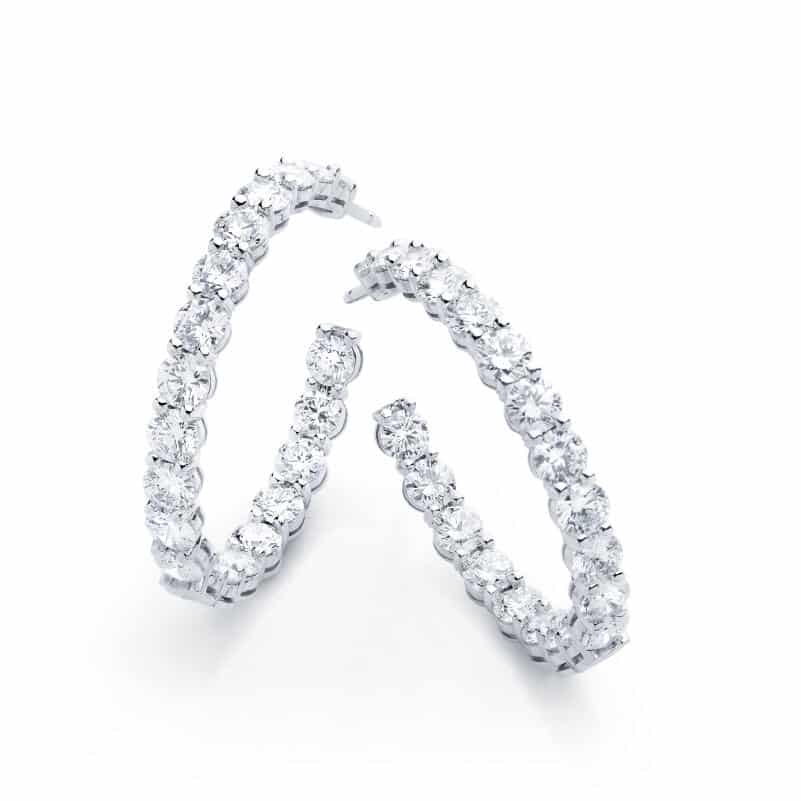 Diamond Cuff Earrings