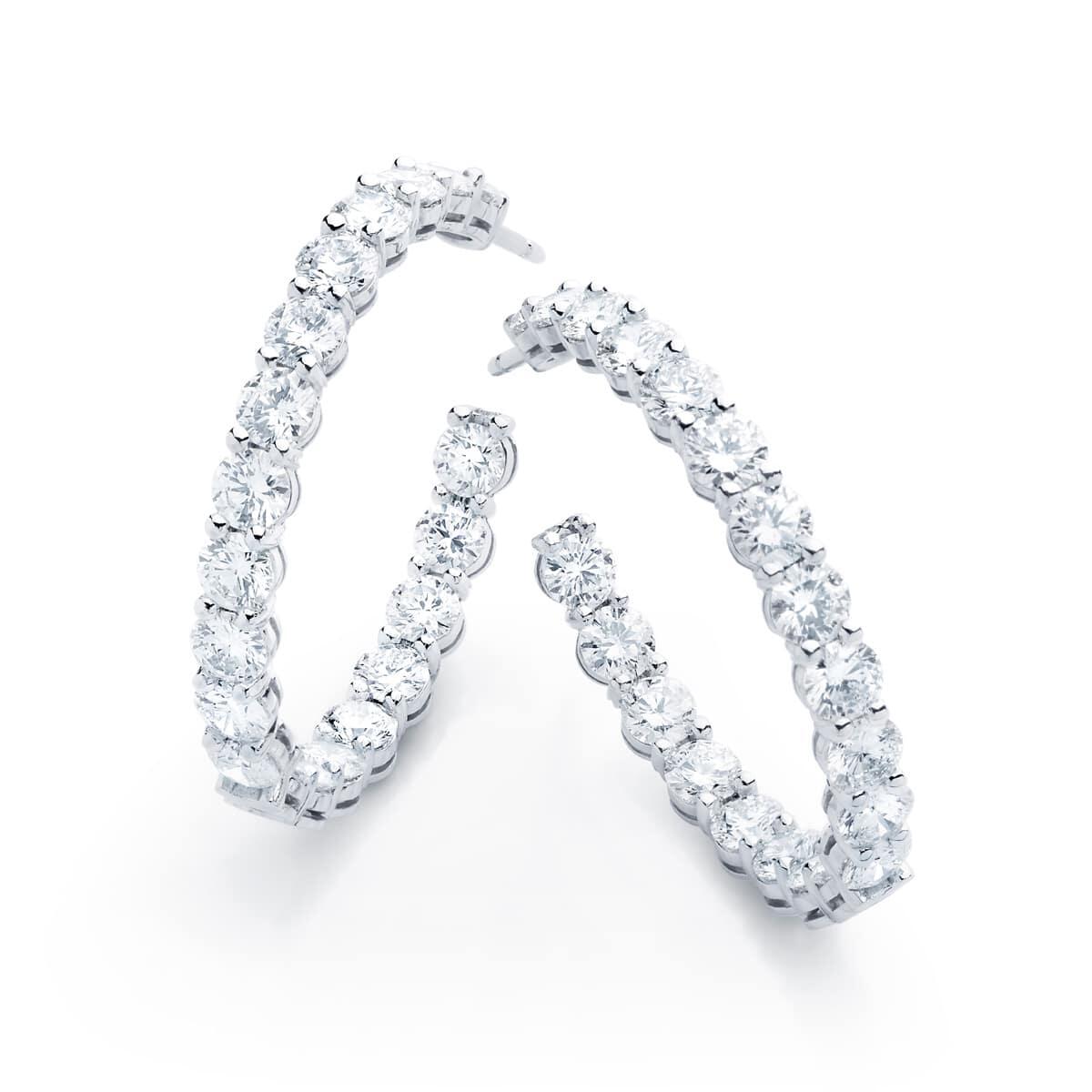Diamond Cuff Earrings
