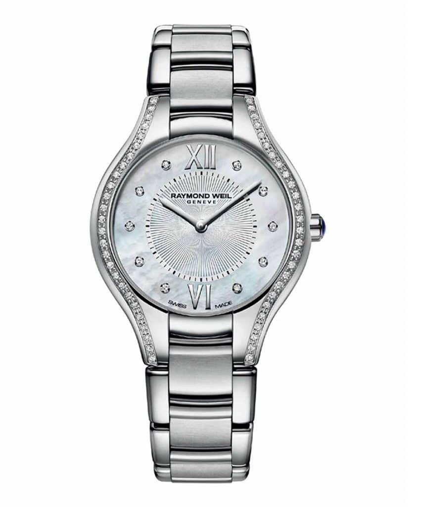 Raymond Weil Noemia 5132 Steel Watch With Mother-Of-Pearl And Diamonds