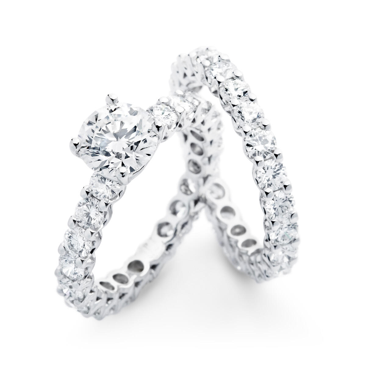 Eternal Love White Diamond Engagement Ring