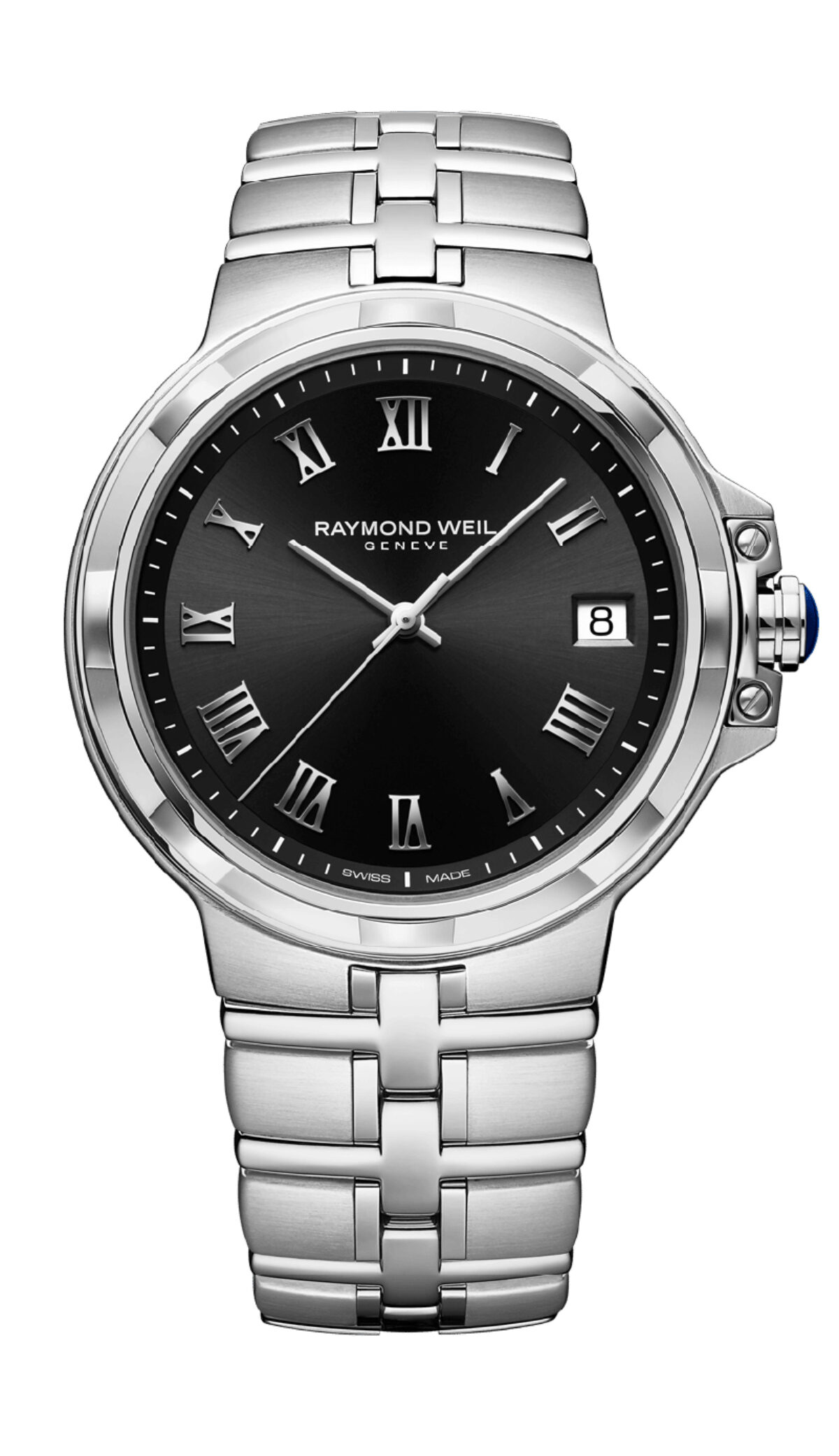 Parsifal Men's Quartz Classic Black Dial Bracelet Watch – Palladio