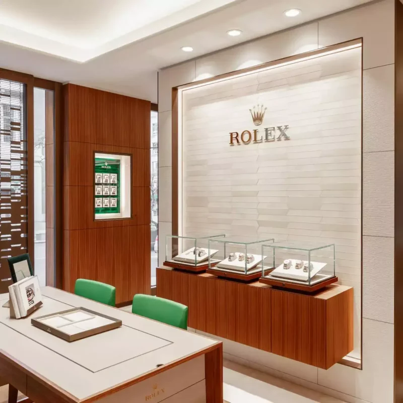 Rolex showroom shopping ambiance at Palladio Jewellers in Vancouver