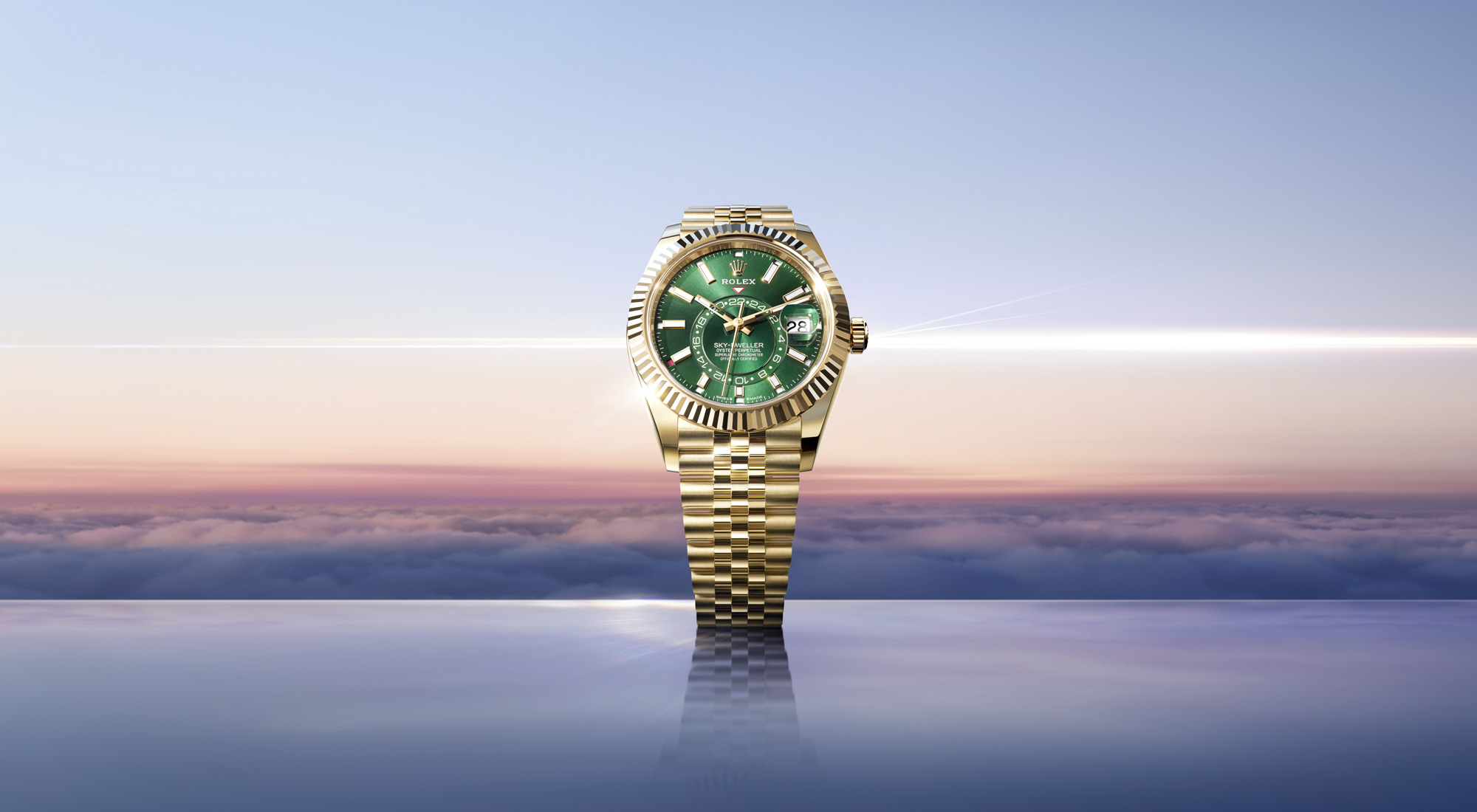 Rolex Sky-Dweller feature m336938 landscape - Palladio Jewellers