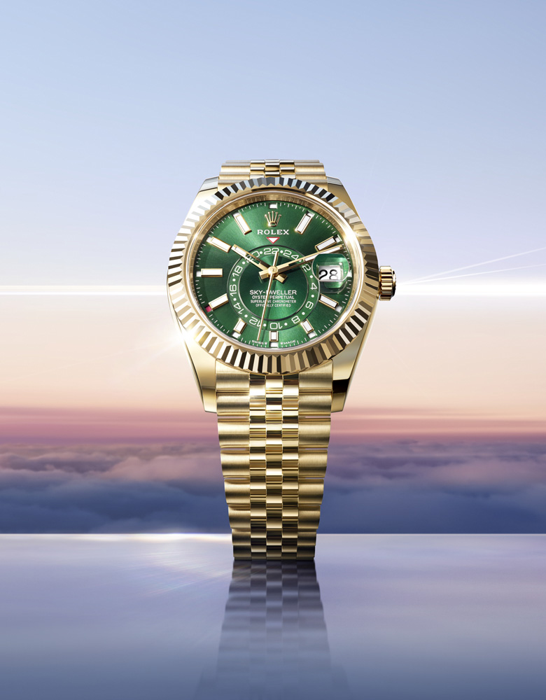 Rolex Sky-Dweller feature m336938 portrait - Palladio Jewellers