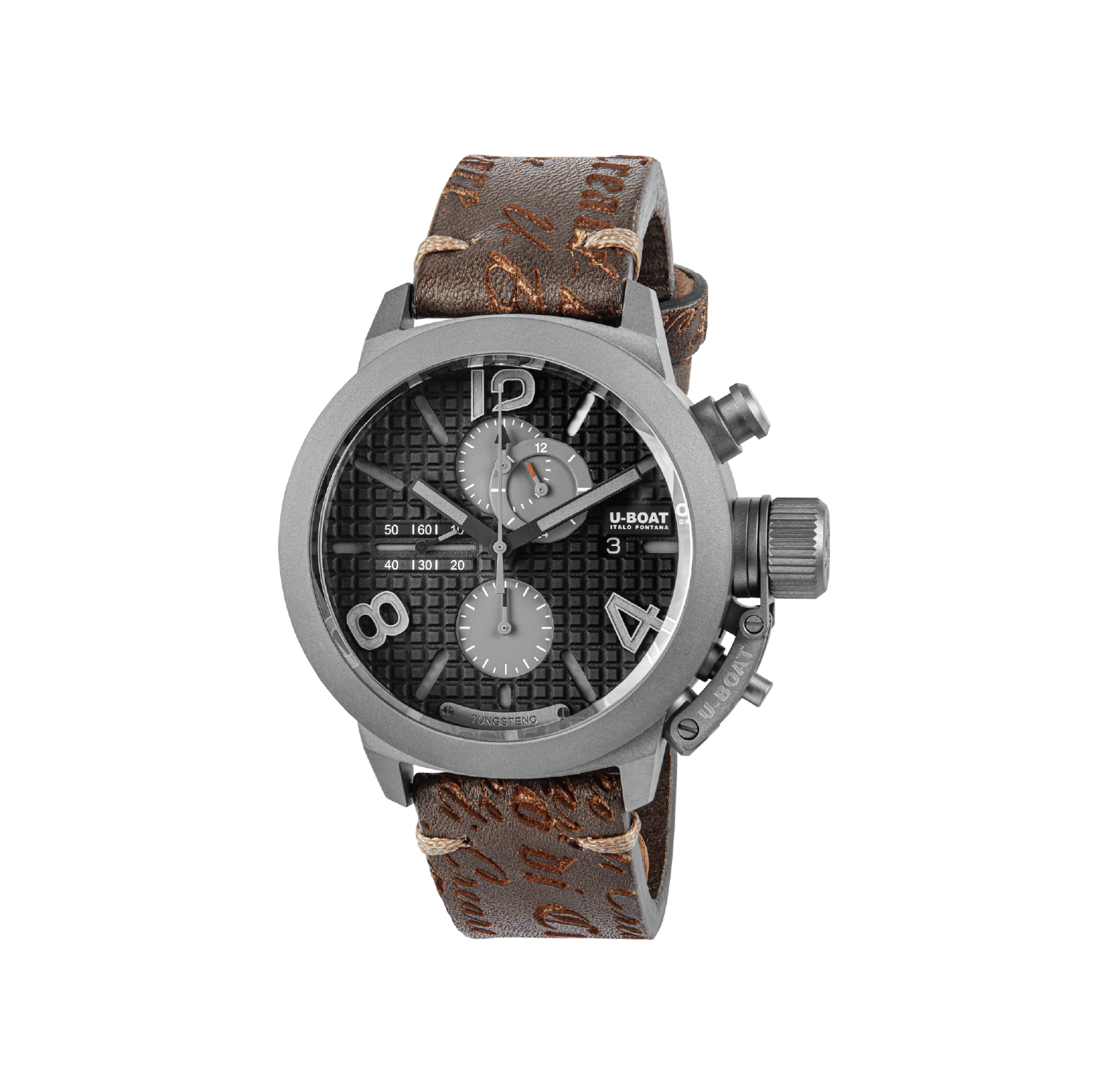 U-Boat Classico 45 Titanium Tungsten Black Right Hook Watches - Palladio Jewellers