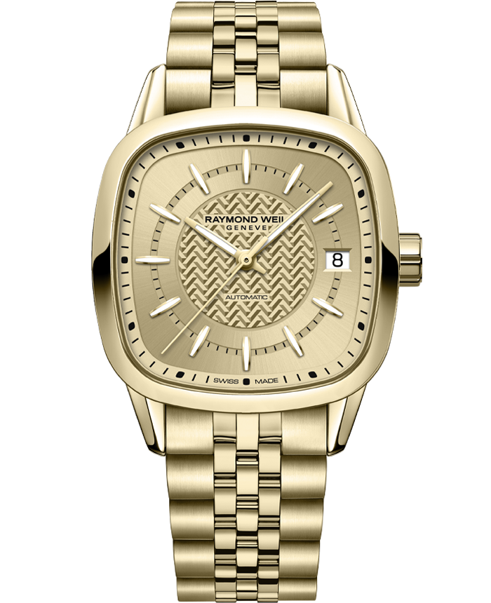Raymond Weil Freelancer Ladies Automatic Moon Phase Yellow Gold - Palladio Jewellers