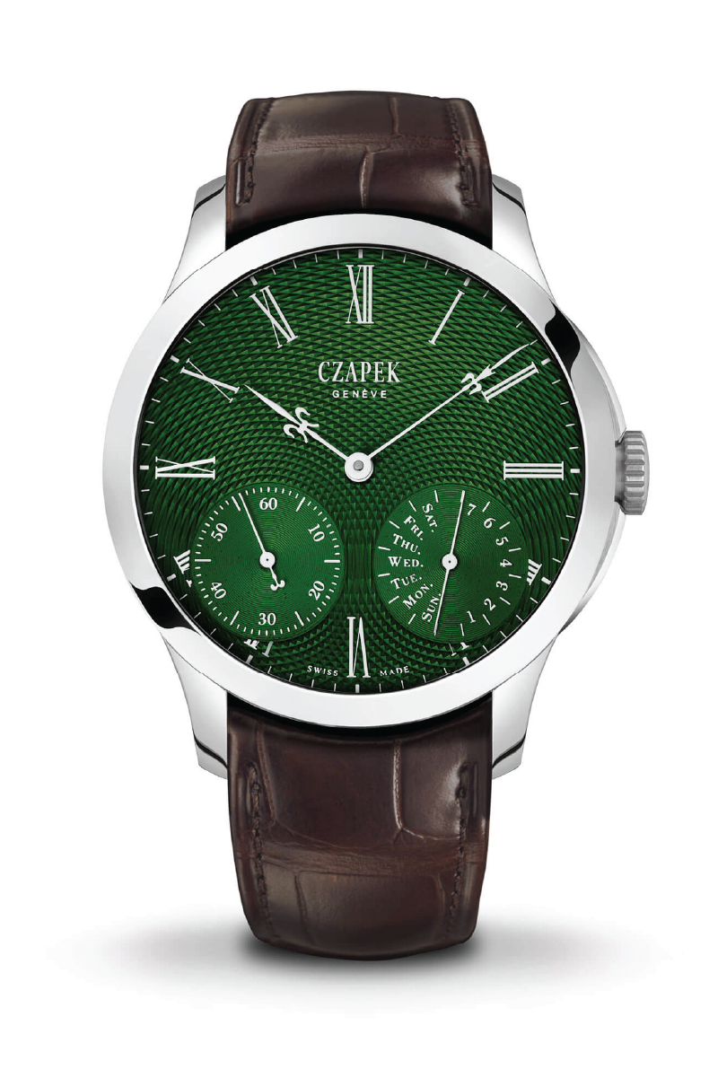 Czapek Quai de Bergues Green Emerald Watches - Palladio Jewellers